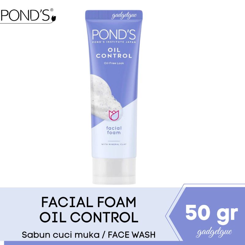 ponds facial foam oil control 50g sabun muka ponds ponds facial wash cuci muka ponds sabun cuci muka