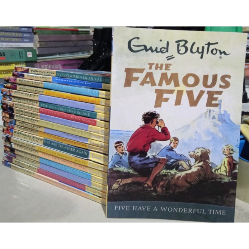 Book enid blyton the famous five : five have a wonderful time FULL SET (1-21)