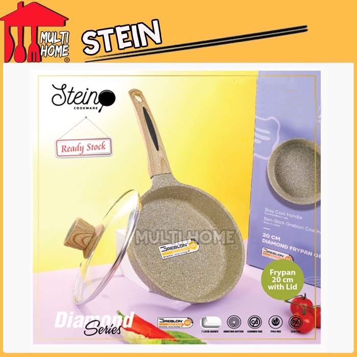 Steincookware Frypan Diamond Stein 20 cm