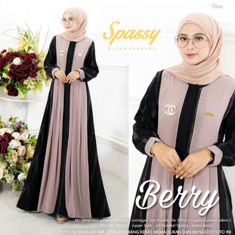 berry dress gamis ori spassy