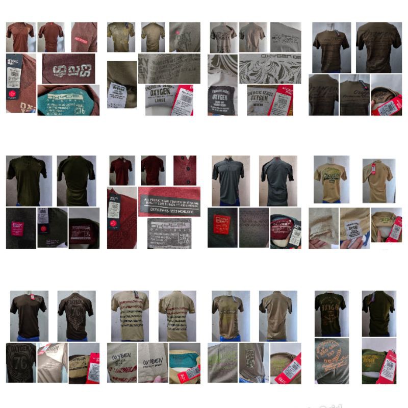 Kaos Oxygen Denim Cowok