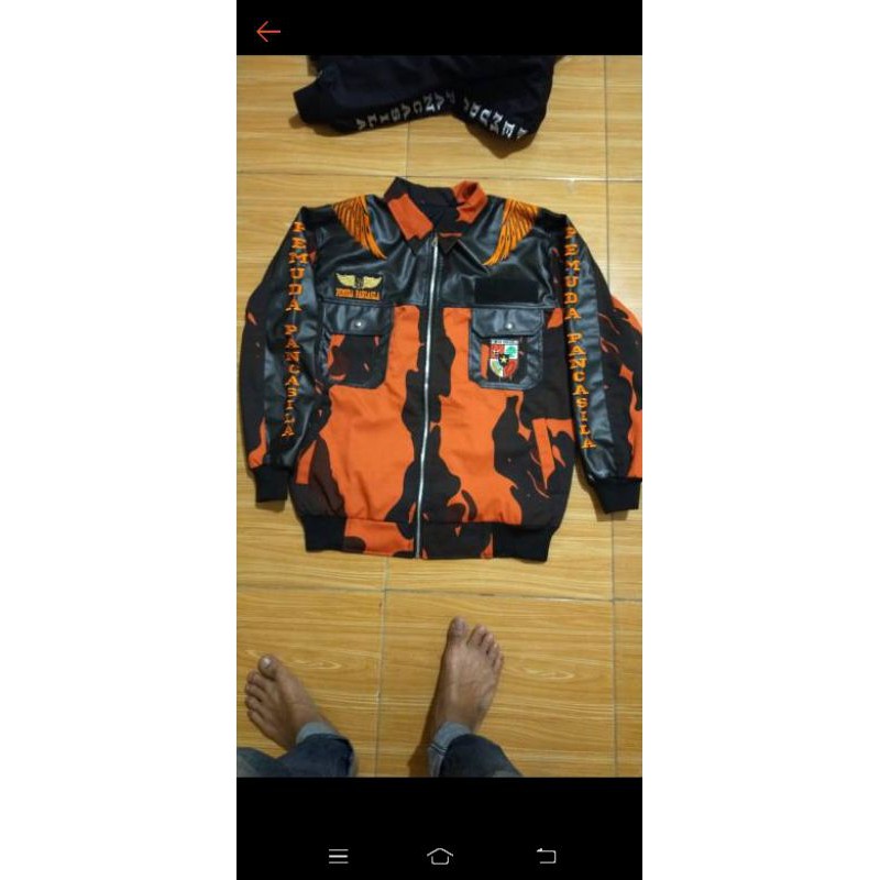 Jaket semi kulit pemuda pancasila PP