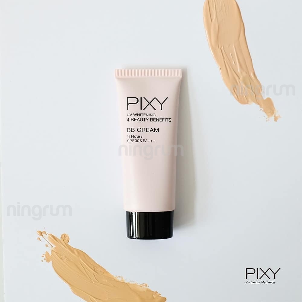 Ningrum - Pixy UV Whitening 4 Beauty Benefits BB Cream 30ml Kosmetik Kecantikan Wajah | Foundation Spf 30 &amp; PA +++ | Alas Bedak - 8004