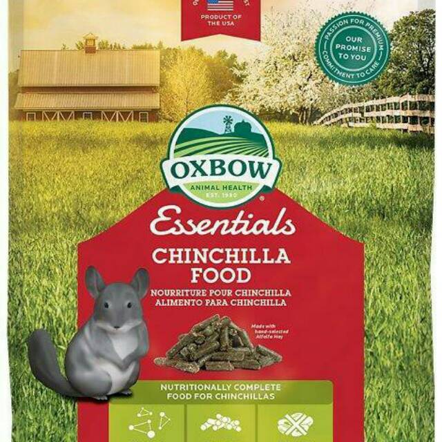 Oxbow Essentials Chinchilla Food 1 36 Kg 3 Lbs Shopee Indonesia