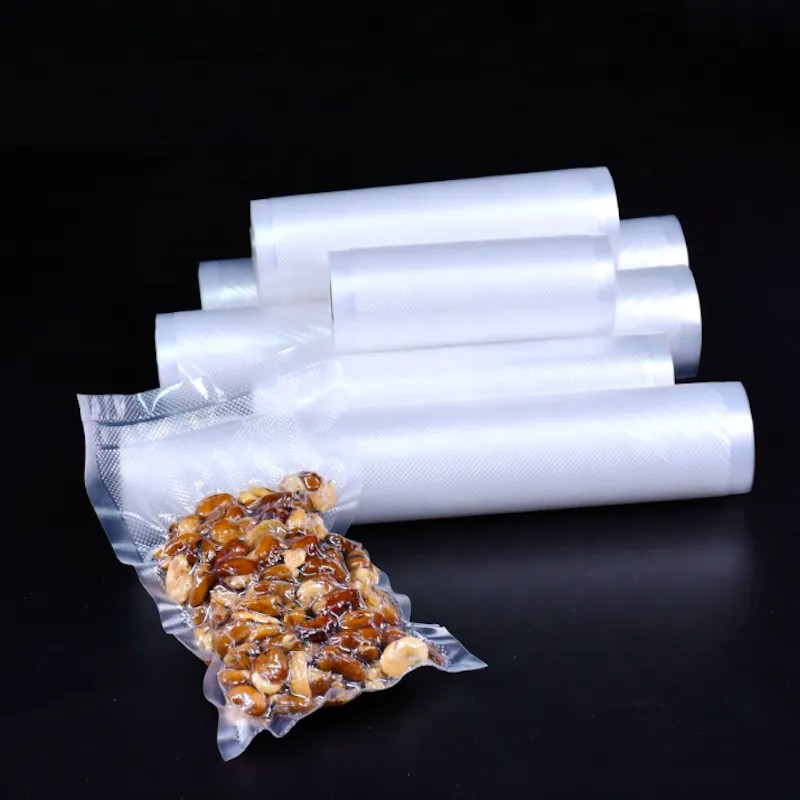 FreshpackPro 5 Meter Plastik Vacum / Vacuum Sealer Packing Roll Embossed Food Grade Vacum Sealer Embos