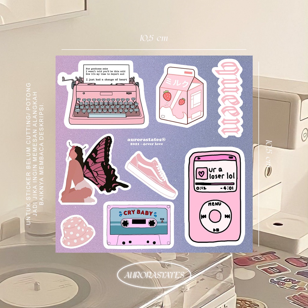 

(PART 4) STICKER VINTAGE | STIKER AESTHETIC | STICKER CASE | STIKER