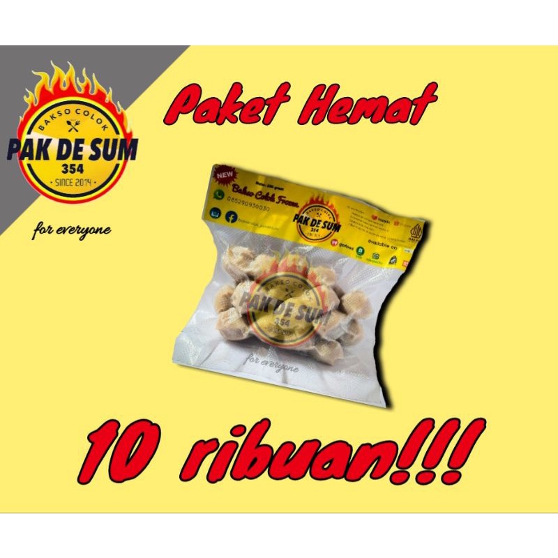 

PAKET HEMAT BAKSO COLOK