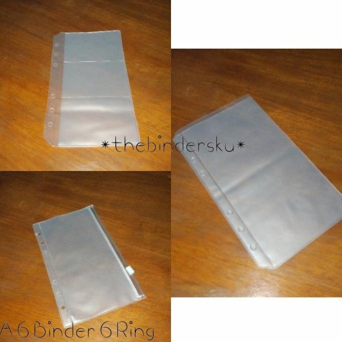 

Isi Binder Ukuran A6 Binder 6 Ring Model Transparan Zipper