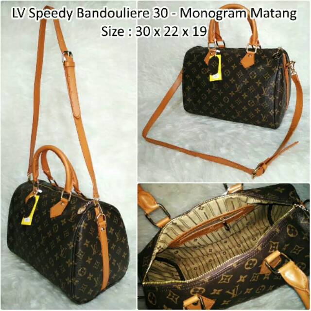 LV SPeedy Bandouliere 30 -Monogram Matang (Preloved;Second)