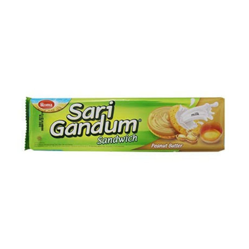 

ROMA SARI GANDUM SANDWICH PEANUT BUTTER 115 GR / ROMA SARI GANDUM KACANG