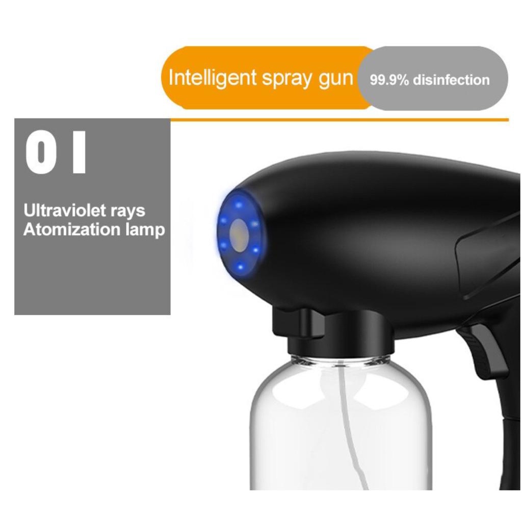 SALTBOX NSD901 Nano Spray Gun UV Light Desinfectant Wireless Type C