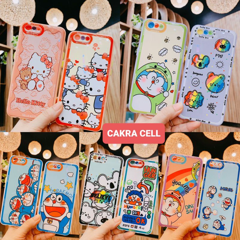 Case Karakter Timbul OPPO A83 A1K Casing Silikon Hardcase