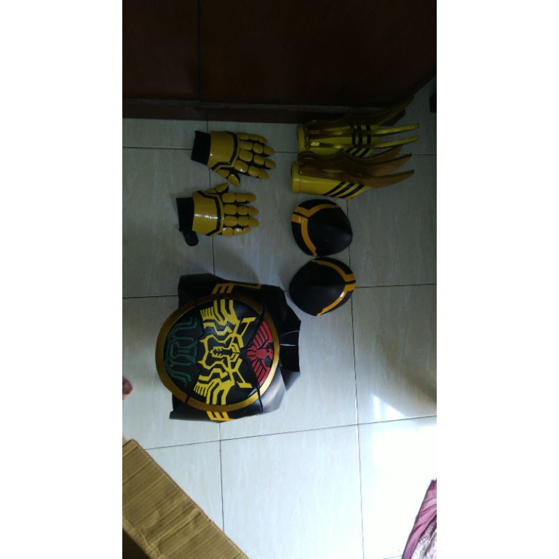 Kostum cosplay kamen rider ooo tatoba