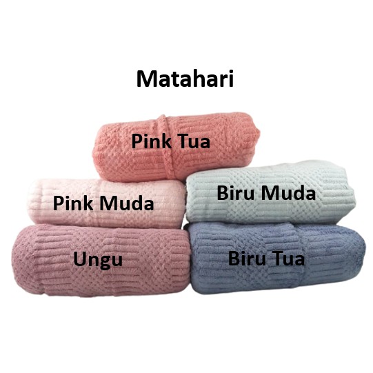 HANDUK Dewasa Microfiber Bulu Premium Tebal Ukuran 70X140 Quick Dry Mickrofiber Part 2