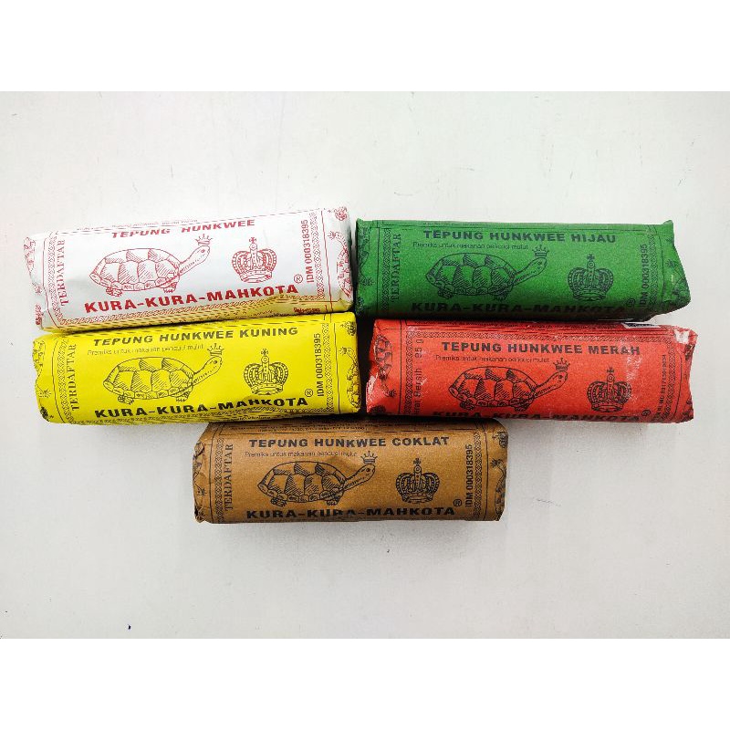 

Tepung Hunkwee Kura kura mahkota 95gr