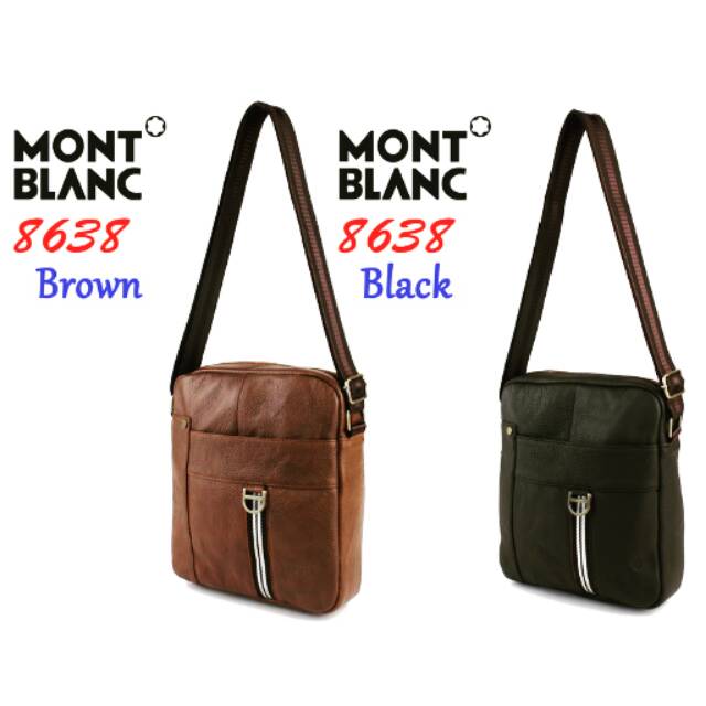 Tas Selempang MontBlanc (Tas Cowok/Pria Mont Blanc)