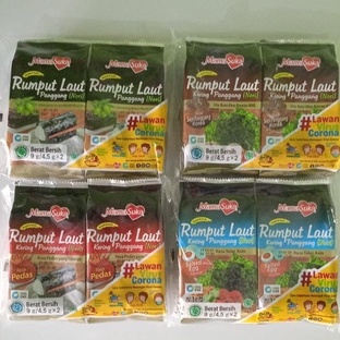 

MamaSuka Rumput Laut Panggang Nori Isi 2 pack @4,5 gr