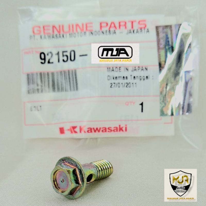 CJP Termurah Bolt Baut Banjo 6x16 Selang Pompa Oli Samping Olsam Ninja R SS RR New Old KRR ZX 150cc 