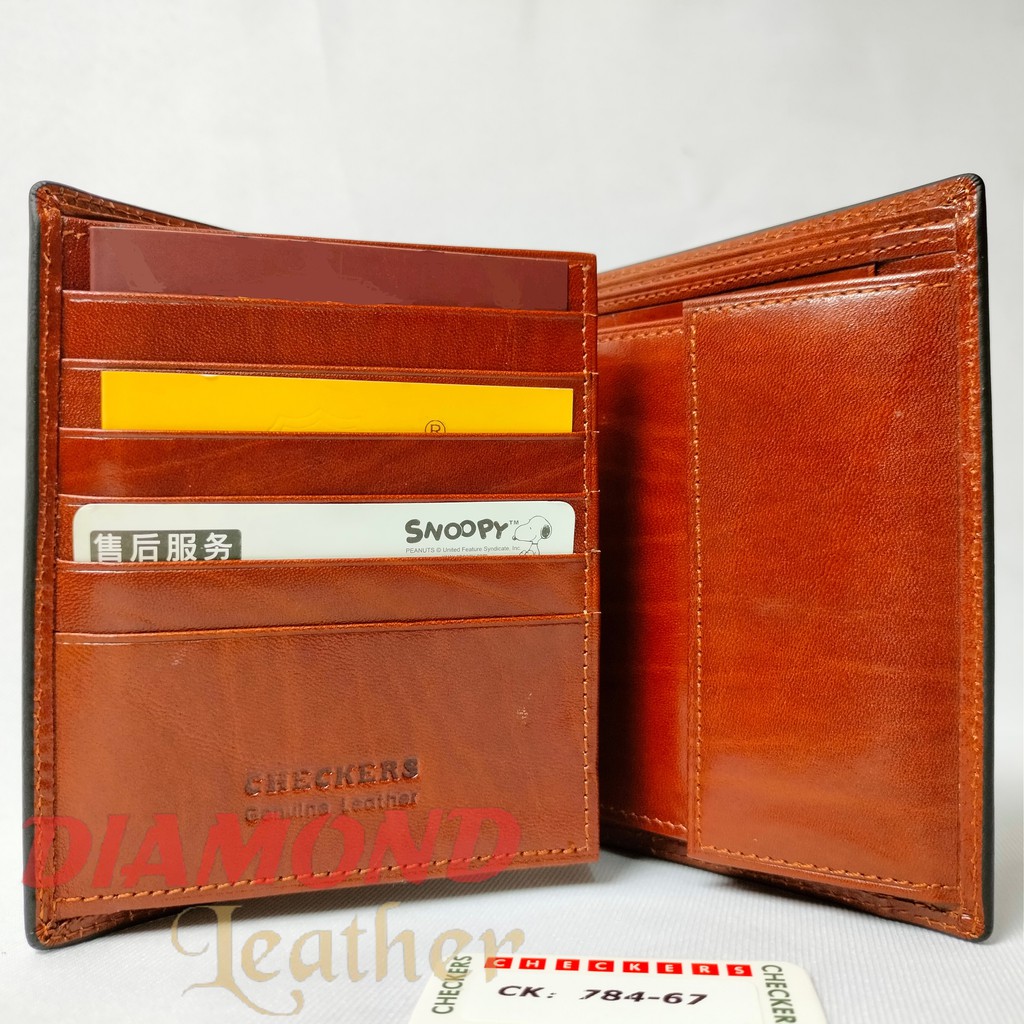 Checkers Dompet Kulit Impor Asli CK 67