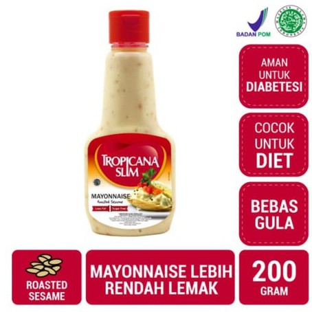 

Tropicana slim Mayonnaise roasted sesame 200 gram