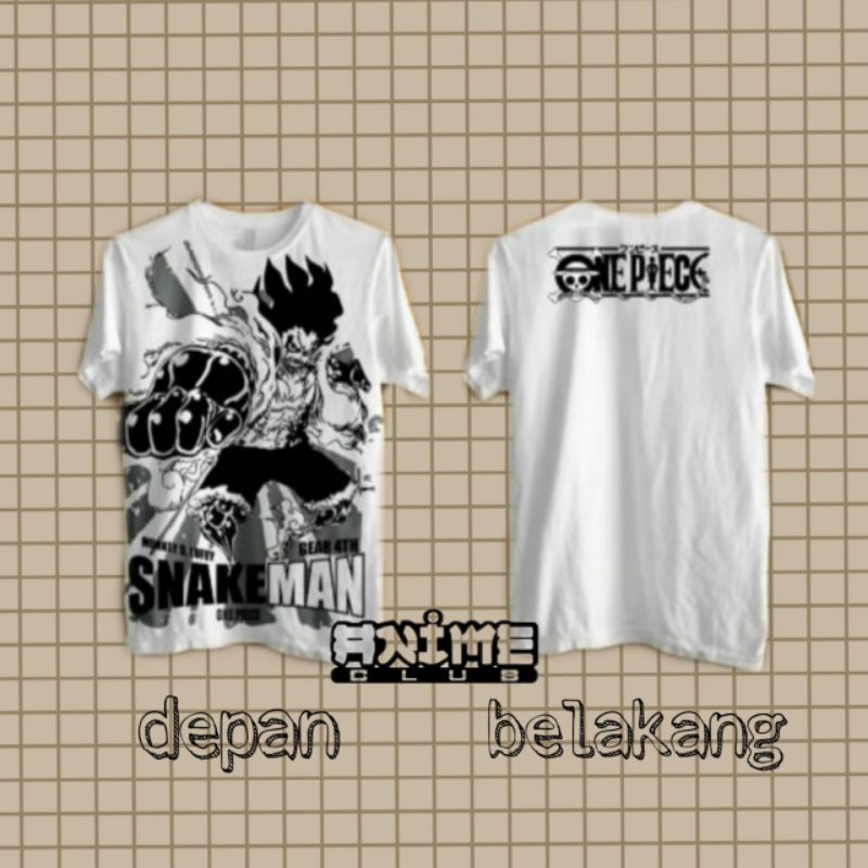 Baju Anime - Luffy Snakeman (One Piece)