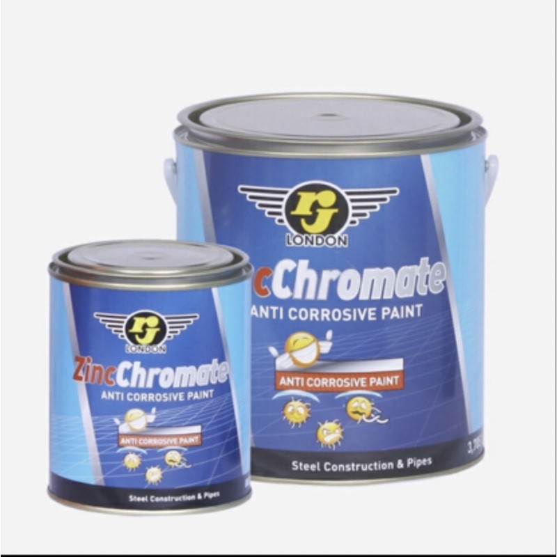 Jual Cat Dasar Besi Rj Zinc Chromate Kg Shopee Indonesia