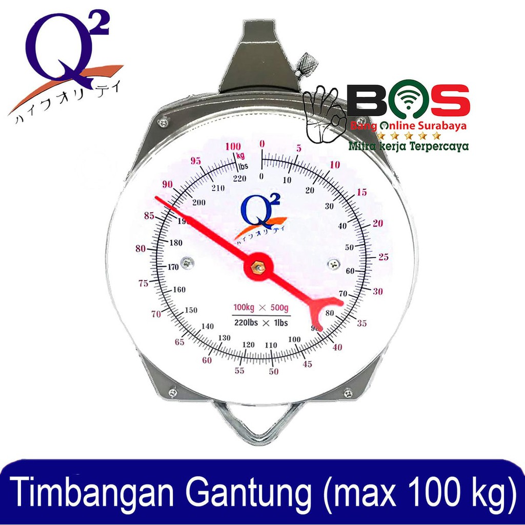 Timbangan Gantung Analog Q2 9100 Hanging Scale Q2-9100 Q29100