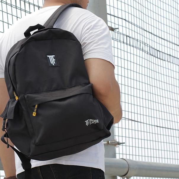 ✿ Moral Flat-Tas Ransel-Backpack-Black Series ✪