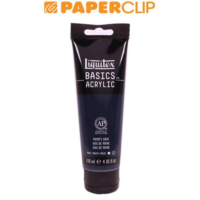 

1046310 LIQUITEX ACRYLIC BASIC 118ML PAYNE'S GRAY