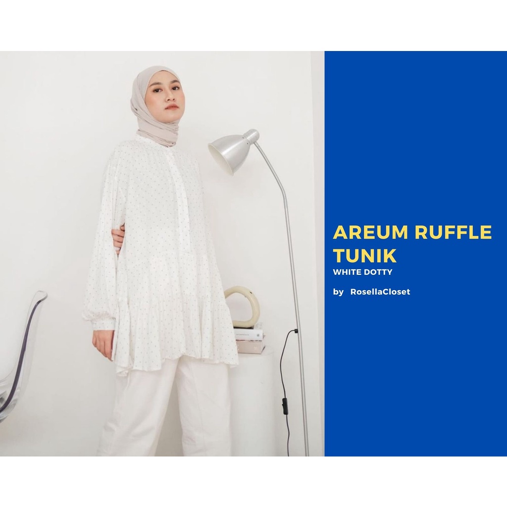 Areum Ruffle Tunik by RosellaCloset LEVIORA Kienka Haidee & Orlin Gonegani Geulis HeavenLights Nueta