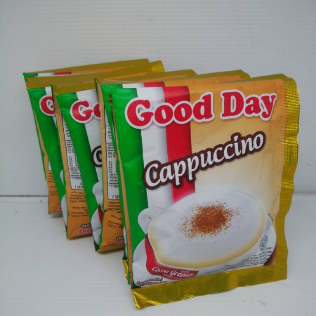 

Good Day Cappucino saset 1rntng isi 10pxs