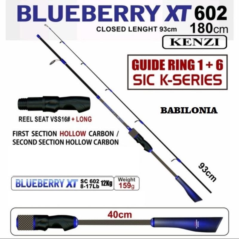 Joran KENZI BLUEBERRY XT 602 8-17Lb