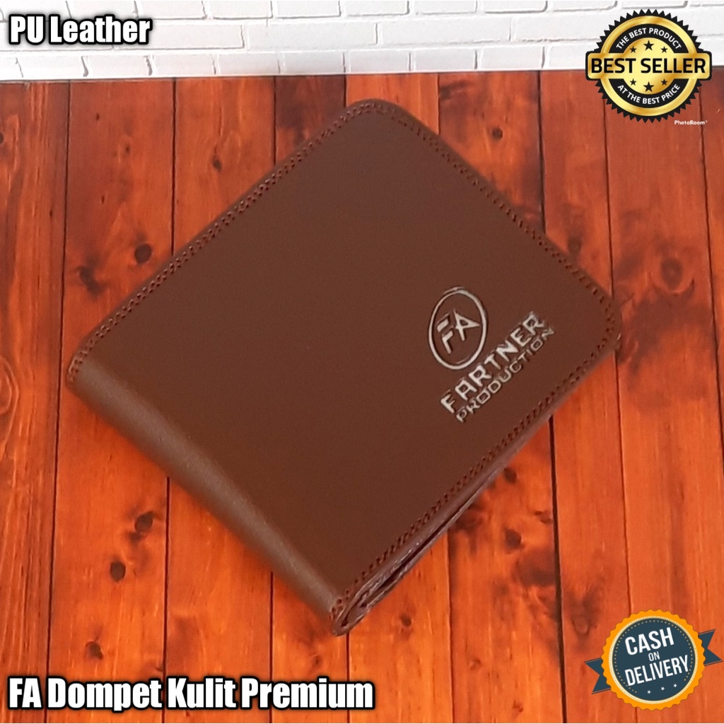 Dompet Pria Premium Dompet Lipat 3 Dompet Kulit Pu