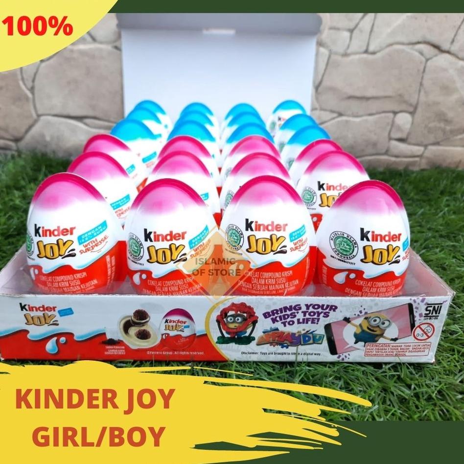 

➼fa Kirim Langsung➼ KINDER JOY CHOCOLATE / COKLAT KINDERJOY BOY/ GIRL 20 GR HALAL MUI 34 ➼