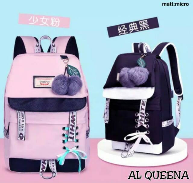 BACKPACK KOREA - Ransel sakura harajukku Ransel Wanita BISA COD