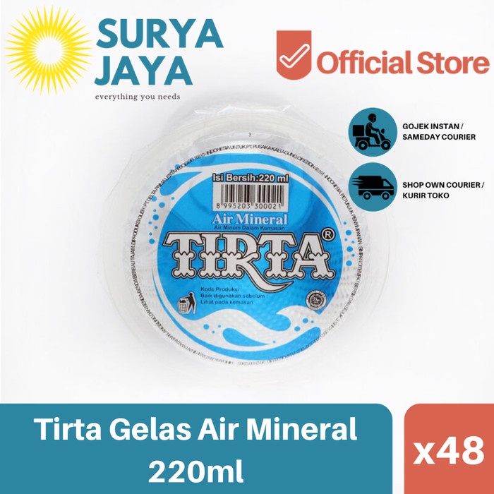 

Distributor Air Tirta Gelas 220ml (isi 48pcs) - Air Mineral Dus