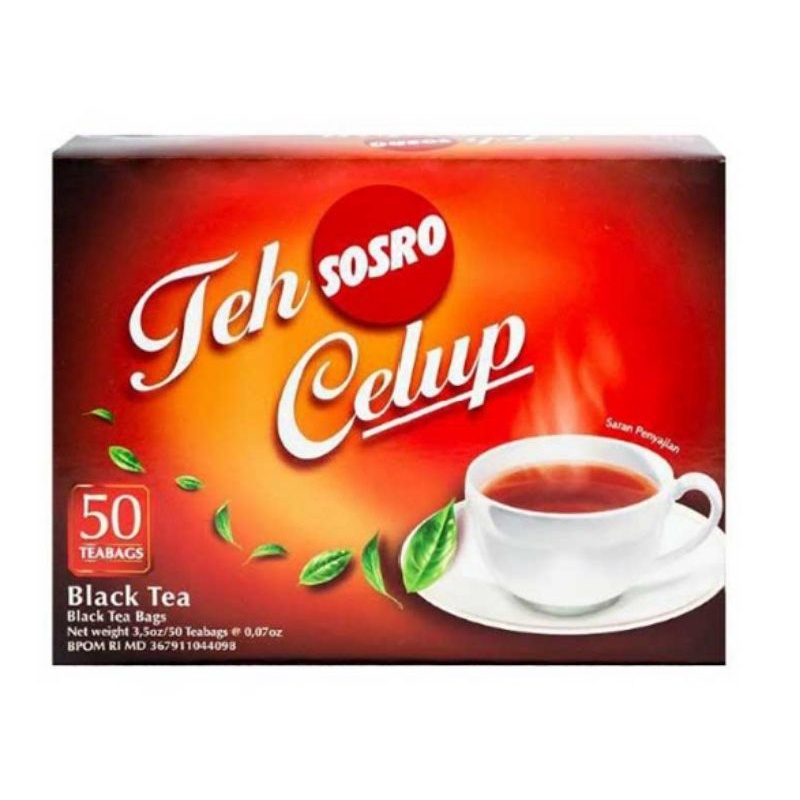 

Sosro Teh Celup Hitam 50 Kantung Celup