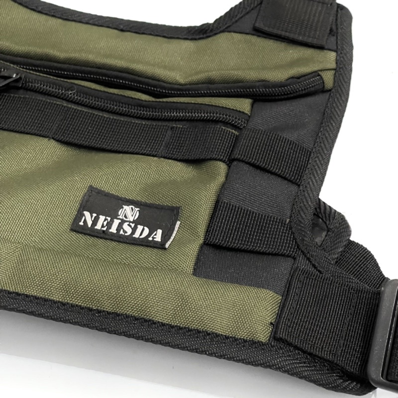 CHEST RIG BAG ORIGINAL NEISDA / TAS DADA PRIA TACTICAL ORIGINAL NEISDA GREEN BLACK V14