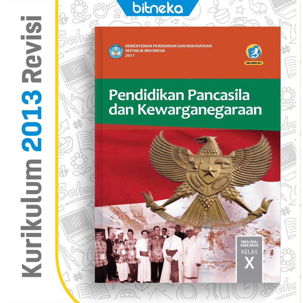 Buku PPKN SMA Kelas 10 K13 Revisi Terbaru