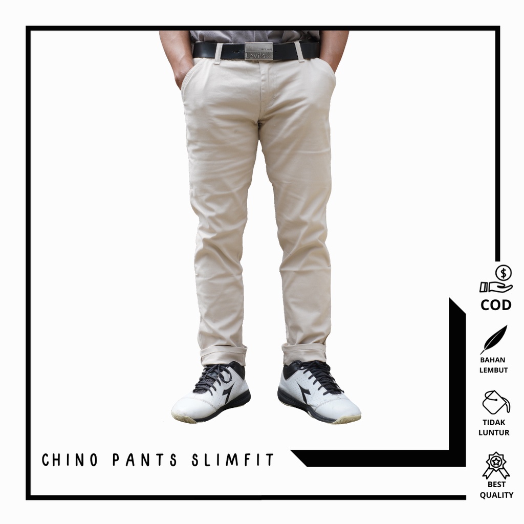 CHINOS JUMBO CELANA CHINO PANJANG PRIA WANITA CELANA CHINOS PREMIUM PAKAIAN COWO OUTERWEAR MURAH