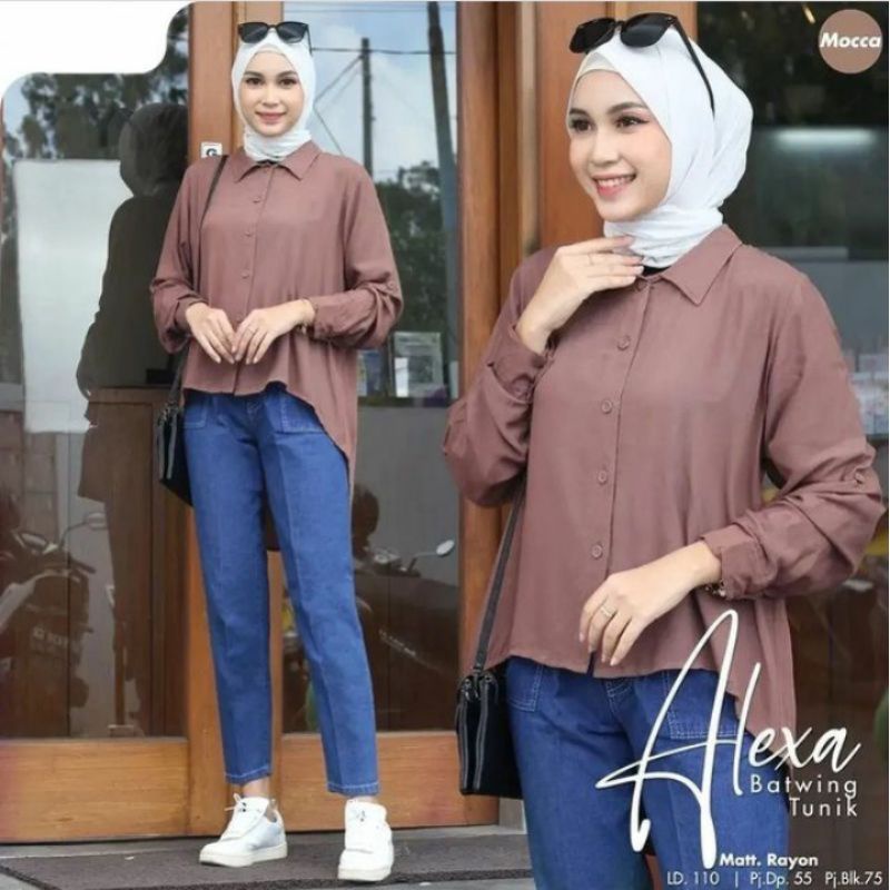 atasan wanita terbaru Alexa blouse kemeja wanita kancing aktiv/busui blouse wanita terbaru setelan atasan wanita terbaru baju atasan wanita masakini atasan wanita muslim atasan wanita terbaru blouse pesta atasan kondangan baju kondangan wanita terbaru
