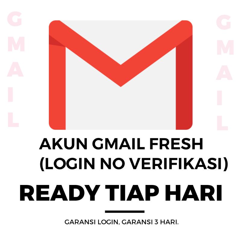 Akun Gmail Fresh Tanpa Verifikasi Terbaik dan Termurah