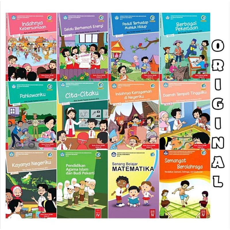 BUKU TEMATIK SD KELAS 4 TEMA 1 2 3 4 5 6 7 8 9 SEMESTER 1 DAN 2 KURIKULUM 2013 REVISI KEMENDIKBUD