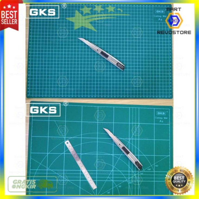 

Work Cutting Mat Pad Rotary Cutter A3 45 x 30cm