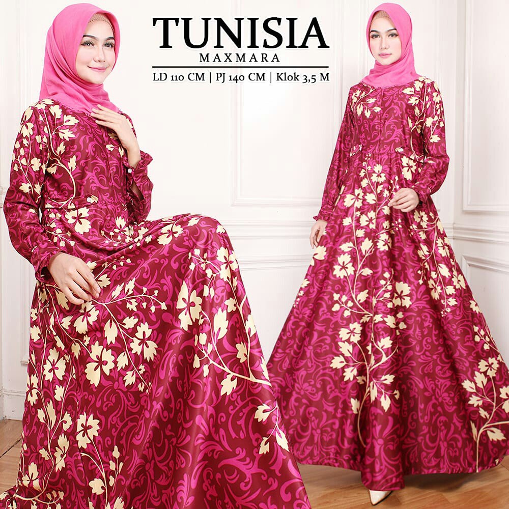 Gamis Maxmara Tunisia Maroon