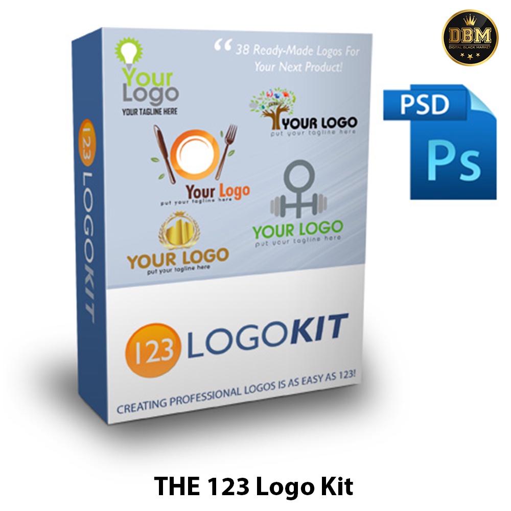 THE 123 Logo Kit - Jago Bikin Logo