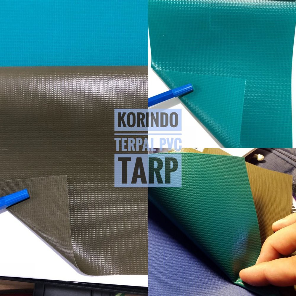 Terpal PVC - semi karet - Tarpaulin uk 6m x 8m Murah
