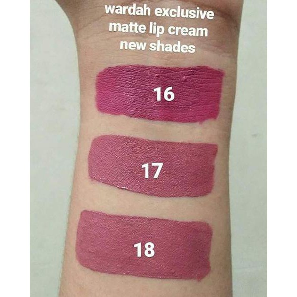 Wardah Exclusive Matte Lip Cream ( lipstik lipcream ) BPOM (KIM)