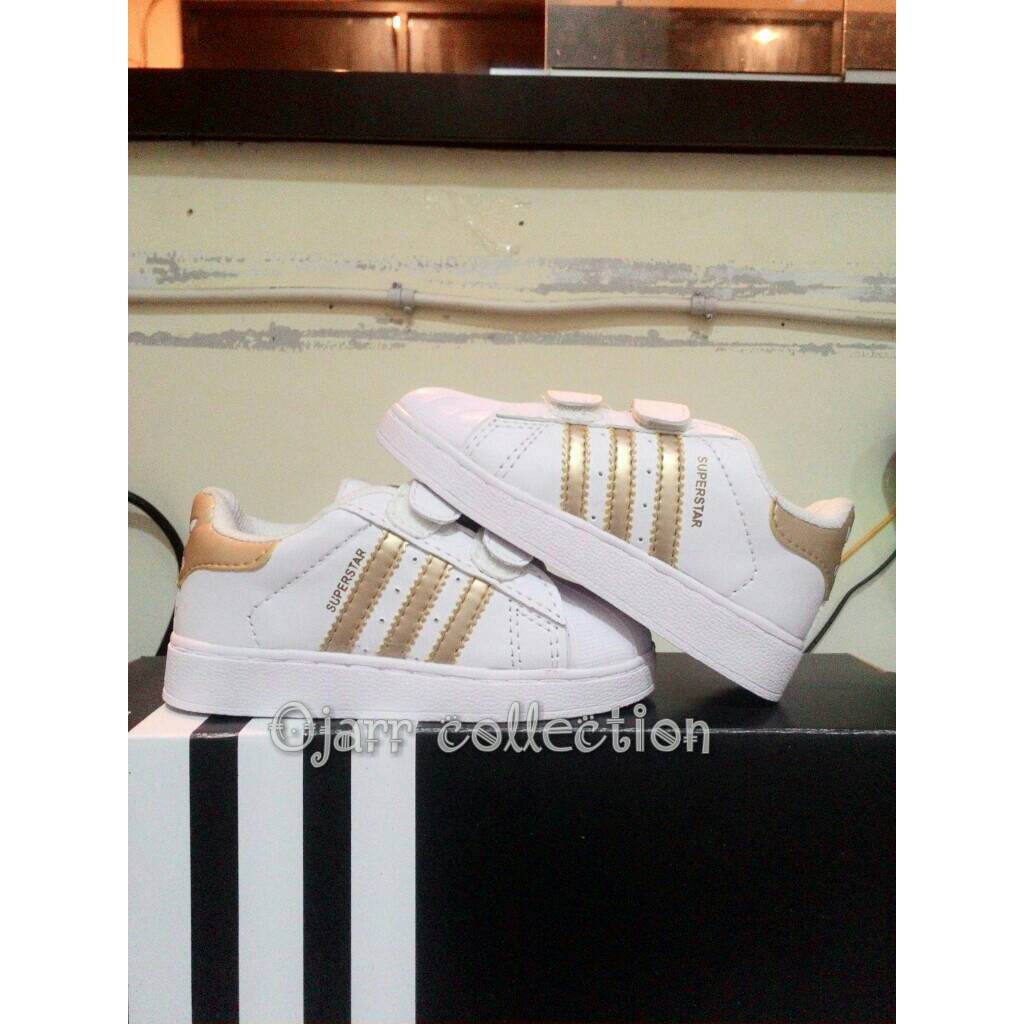 BARU SEPATU ADIDAS SUPERSTAR ANAK CEWEK COWOK LAKI PEREMPUAN 2 3 4 5 TAHUN LIMITED