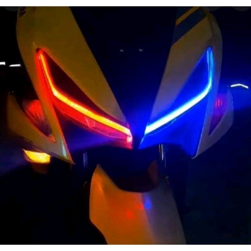 reflektor depan+lampu alis aerox 155 LED.